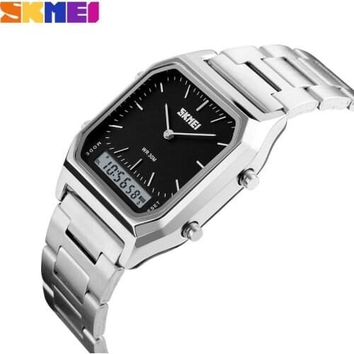 New Business Men Fashion Casual Quartz Wristwatches Waterproof Watch Relogio Masculino Digital Dual Time Sports Watches