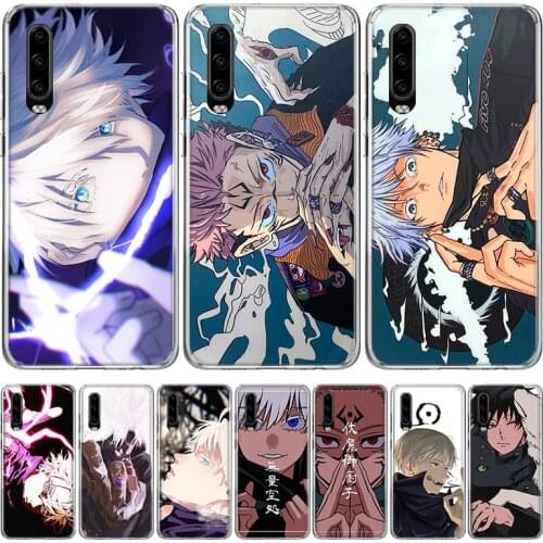 Japan Anime Jujutsu Kaisen Phone Case for Huawei P40 P30 P20 Mate 30 20 10 Pro P10 Lite P Smart Z + 2019 Gift Coque Cover Capa