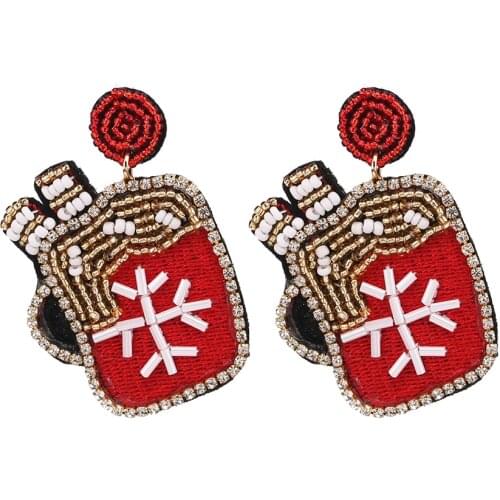 2021 Designer Handmade Beads Earrings Beer Cup Pendant Drop Earrings Fashion Earring For Women Gift Earrings Jewelry Wholesale