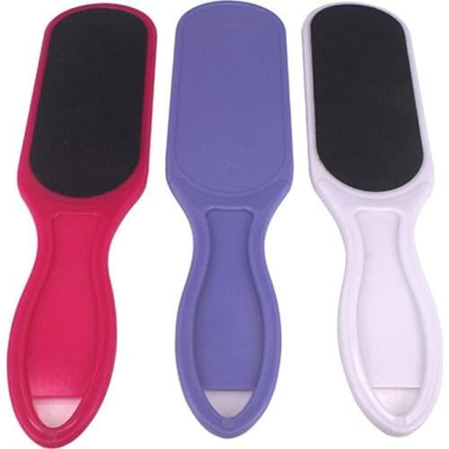 Two-sided Plastic Pedicure Foot Rasp Pumice Stone for Foot Care Pedicure Foot File Grinding Stones for the Feet Replaceable Grit