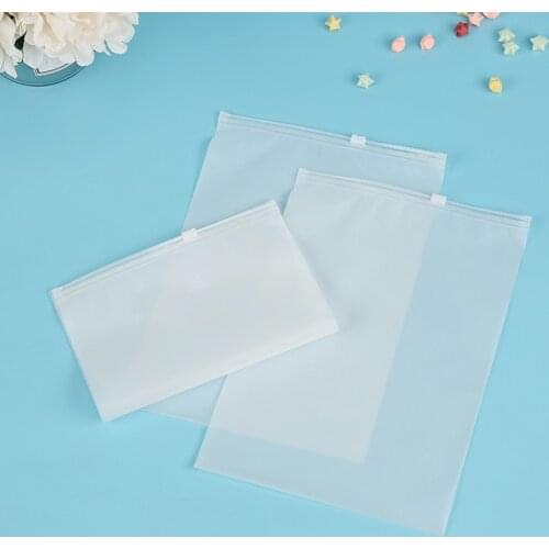 Wholesale 10pcs EVA Zipper Jewelry Packaging Bags For Business Translucent Matte Storage Bags For Jewelry Packing Traveling