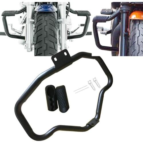 Chrome Front Crash Bar Engine Guard For '04-'17 Sportster SuperLow XL883L