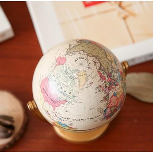 Interractive Teaching Education Toy World Globe Stand with Detail World Map