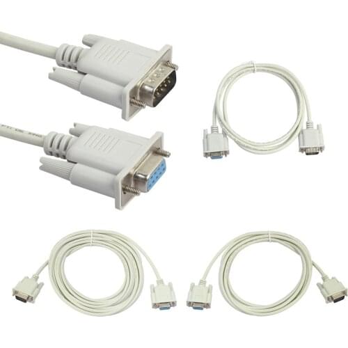 RS232 DB9 9 Pin Male to Female Serial Port Cable Industrial Adapter Connector Extending Wire cord for computer PC