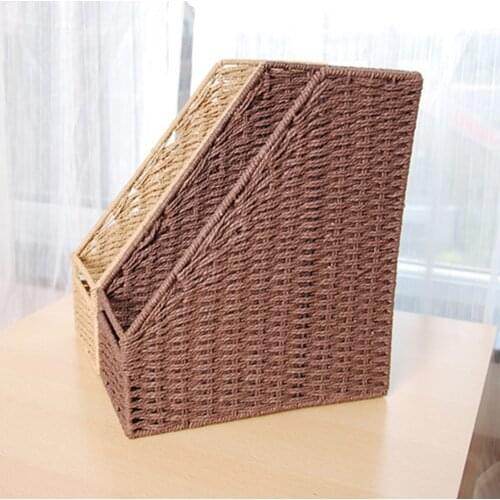 Plant Fiber Basket Storage Box Baskets For Organizing Desktop File Storage Box Organizer Cestas De Almacenamiento De
