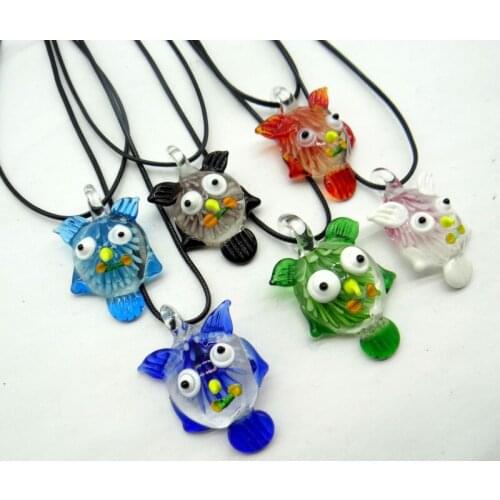 Fashion Quartz crystal Multi-Color Coloured Glaze Glass loose charm Pendant Jewelry making necklace Accessories wholesale A5