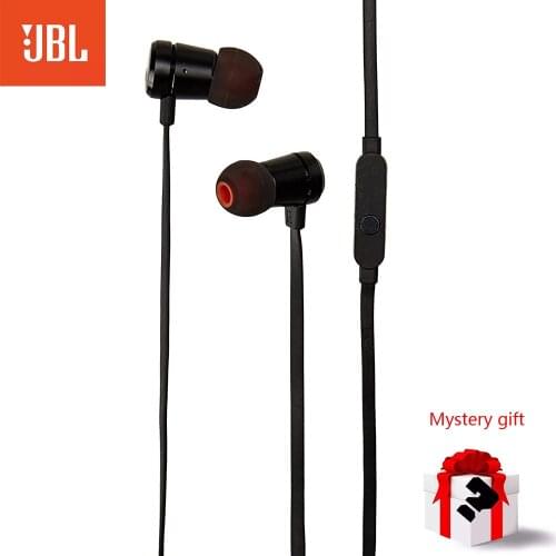 JBL T290 In-Ear Headphones 3.5mm Stereo Wired Headphones Pure Bass Sound Sports Earbuds With Microphone For Smartphones