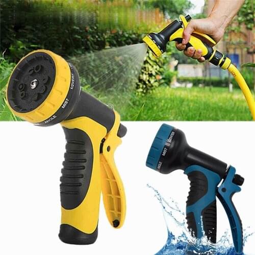 Garden aWatering Spray Gun Head Multi-Mode Water Sprayer High Pressure Car Wash Hose Nozzle Gardening Water Gun Garden Supplies
