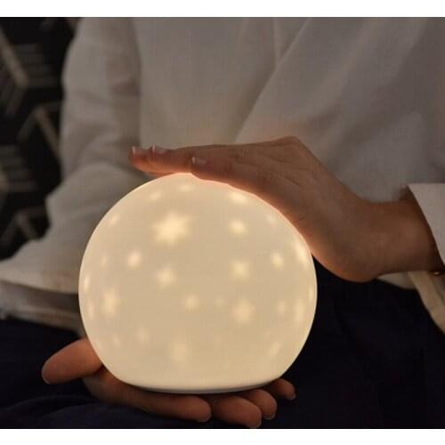 Led Night Light Starry Sky Magic Star Moon Lamp Universe Baby Nursery Light For Birthday Gift