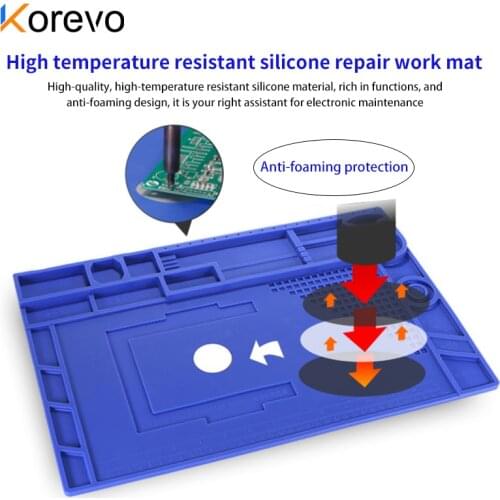 Heat Insulation Working Mat Heat-resistant Soldering Station Repair Insulation Pad Insulator Pad Maintenance Platform Solder pad