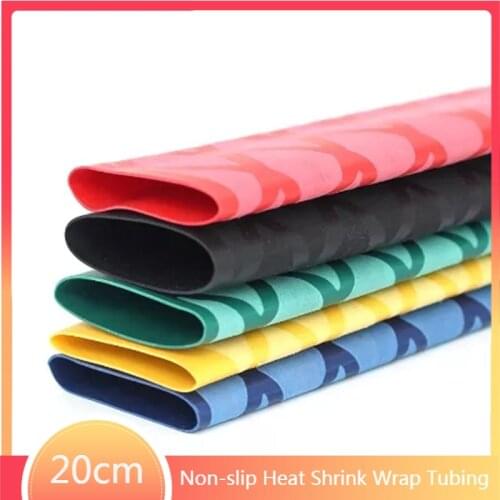 20cm Non-slip Heat Shrink Wrap Tubing Fishing Rod Handle Insulation Waterproof Racket Handle Grip