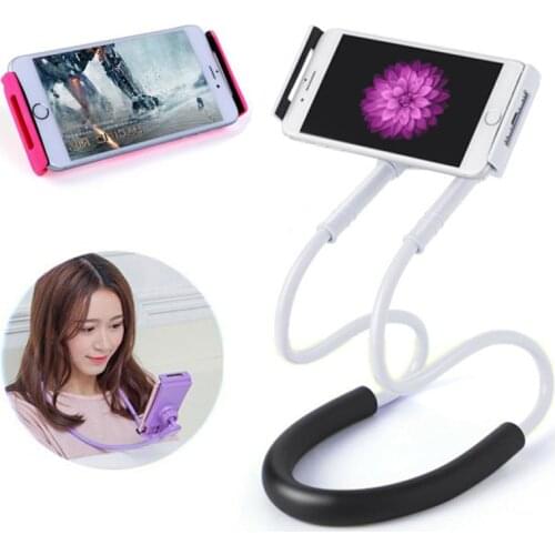 Universal Mobile Phone Holder Stand Lazy Mobile Neck Phone Holder Necklace Bracket For IPhone Huawei Mobile Phone Accessories