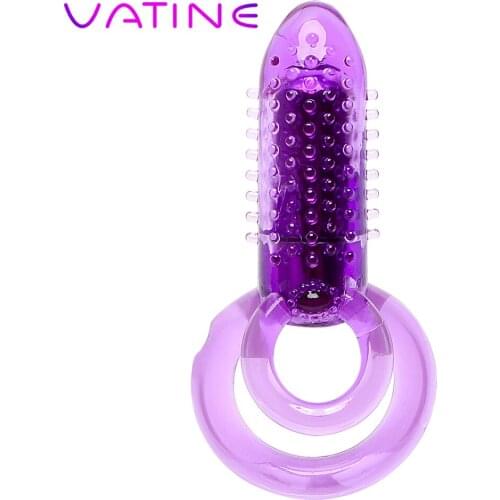 VATINE Sex Toys for Men Male Masturbation Clitoris Stimulator Vibrator Penis Ring Delay Ejaculation Ejaculation Delay Cock Ring
