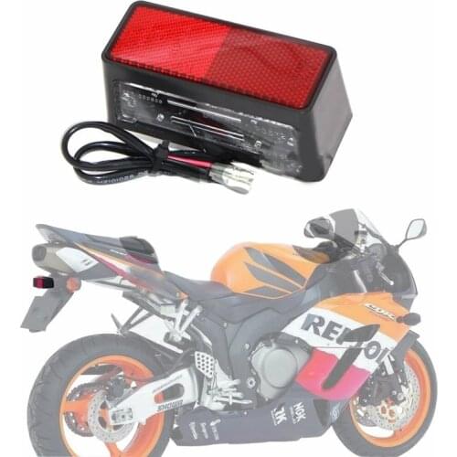 Motorcycle Rear Mudguard License Plate Light LED Brake Rear Tail Light Brake Turn Signal for Honda CBR600 CBR1000 F5