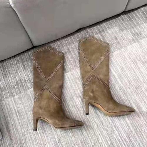 Womens Shoes Paris Lahia Eyelets Boots Fashion Show Catwalk