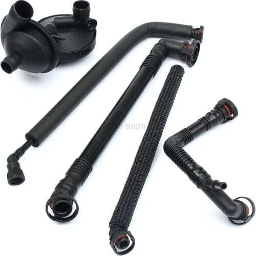 1 Set Crankcase Oil Separator Hose & Vent Valve Kit For BMW E46 E39 E60 M54 X3 X5 Z3 Z4 11617504535 11617504536 11611432559 drop