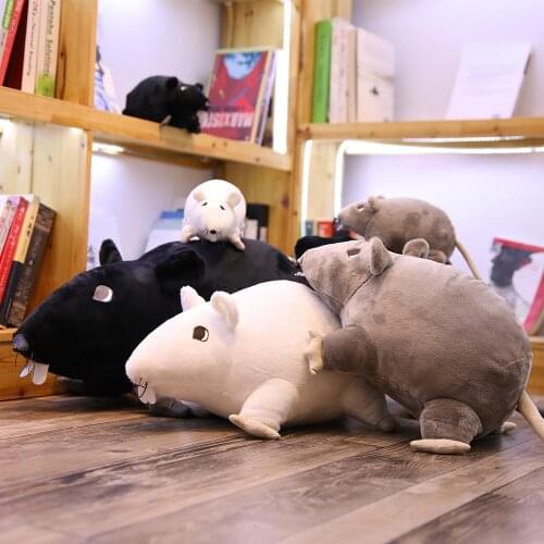 1pc Simulation Mouse Super Soft Plush Mouse Plushy Doll Stuffed Rat Plush Animal Toy Peluche Mascot Gift for Children Kids