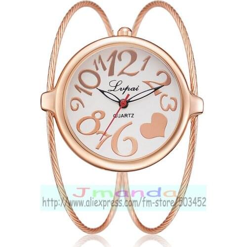 100pcs/lot fashion hot selling lady bangle watch special dial elegance women bracelet watch wholesale wrist watch for girl lady