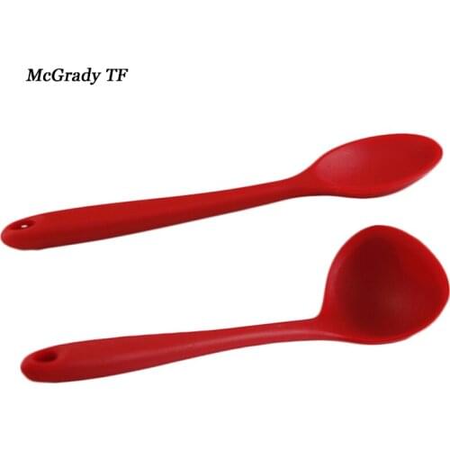 2PCS/Set Silicone Baking Bakeware Utensil Set Spoons And Scoop Cooking Tool Kitchen Accessories Gadgets