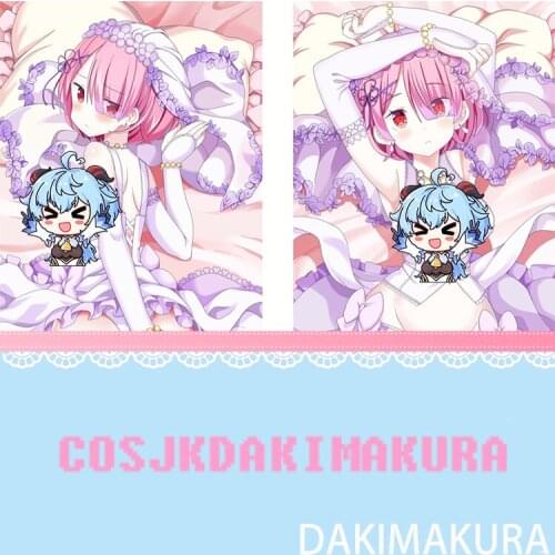 Re:Life In A Bifferent World From Zero Ram Anime Dakimakura Girls HD Print Pillowcase Body Hugging Pillow Cover Case Cushion