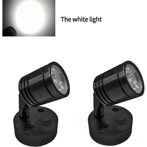 AOZBZ Low Energy Consumption 12V 3W RV Light LED Reading Light Bedside Wall Light Car Accessories