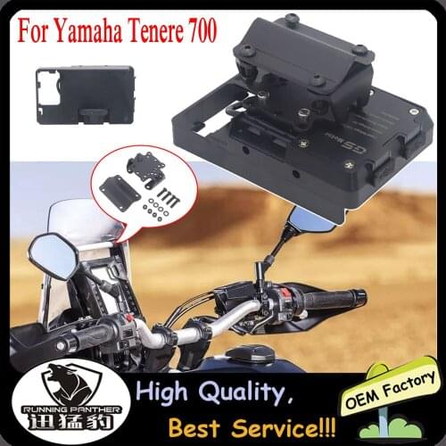 Stand Holder Phone Mobile Phone Navigation Bracket wireless charger For Yamaha Tenere 700 TENERE 700 Tenere700 2019 2018