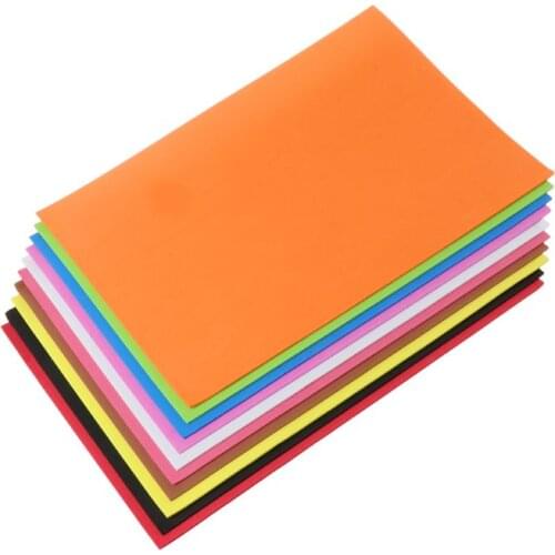 10Pcs 20x30cm Sponge Foam Paper 2mm Thickness Polyester Felt Fabric Sewing Sheet DIY Cloth Decor For Home Creative Handcraft