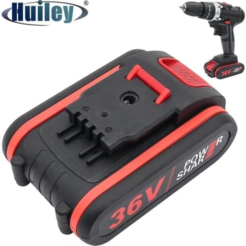 LI-ion Battery for Electric Drill 20V 36Vf Rechargeable Lithium Battery for Cordless Drill Driver Screwdriver Accessories