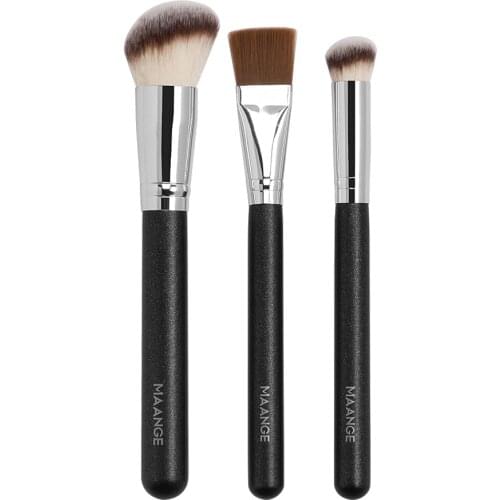 MAANGE 3pcs Makeup Brushes Set Foundation Concealer Mask Brush Blending Women Cosmetic Beauty Make Up Brush Tools Kit Maquiagem