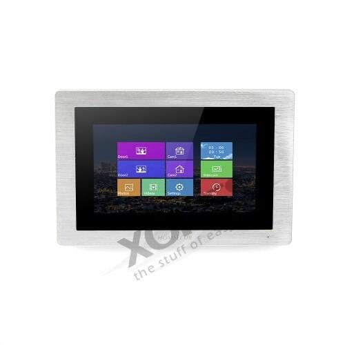 HOMSECUR Touch Screen Monitor For Video Door Phone Intercom System For Apartment BM714-S
