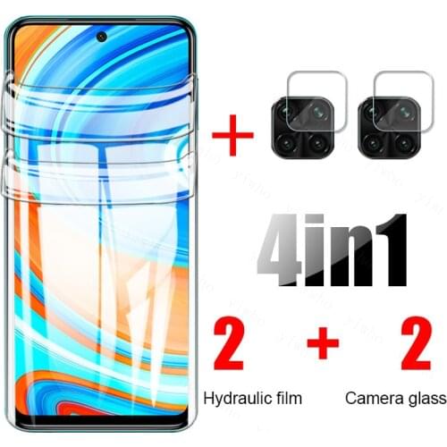 On Redmi Note 9 pro Hydrogel Film Screen Protector For Xiaomi Redmi Note9pro pro M2003J6B2G 6.67" Camera Len Safety Note Glass