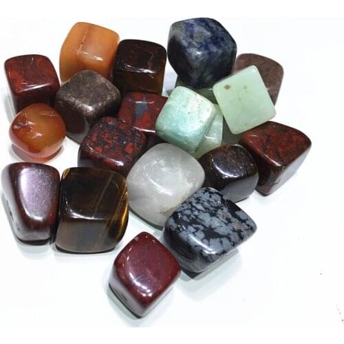 Natural Mixed mineral crystal polished gemstone tumbled stones for Reiki