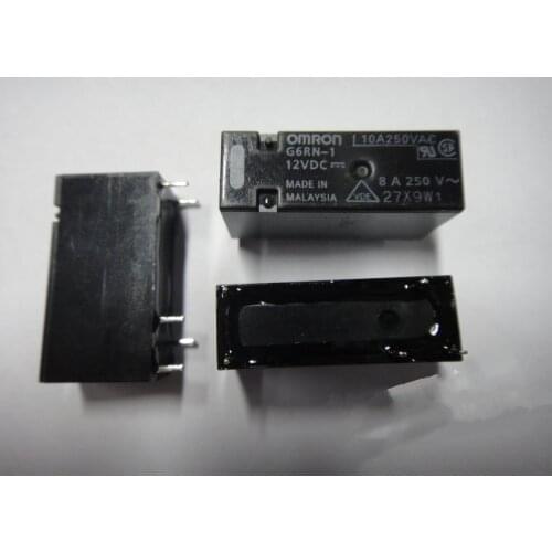 Original G6RN-1-12VDC 5pin 8A 250VAC relays