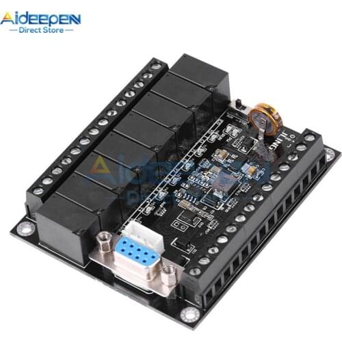 PLC Programmable Controller DC 24V Relay Module FX1N-20MR With Base Industrial Control Board Programmable Logic Controller