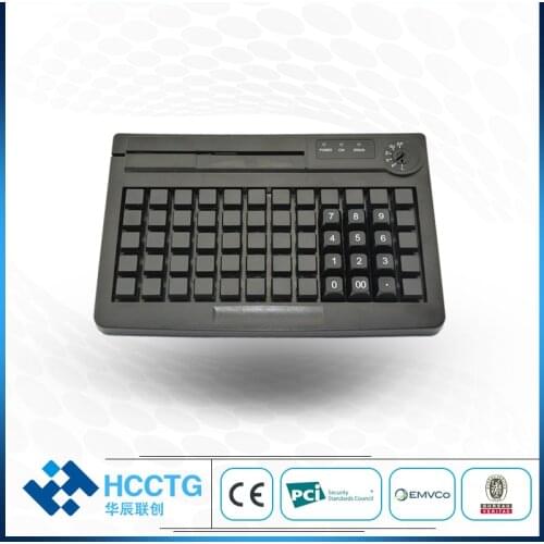 60 Key PS/2 Membrane Programmable POS Keyboard without Magnetic Card Reader KB60M