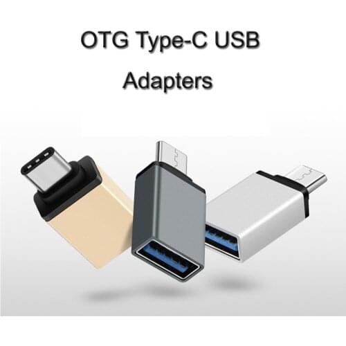 Type-c otg usb3.0 aluminum alloy adapter mobile phone U disk reader suitable for LeTV, Huawei, Xiaomi, etc