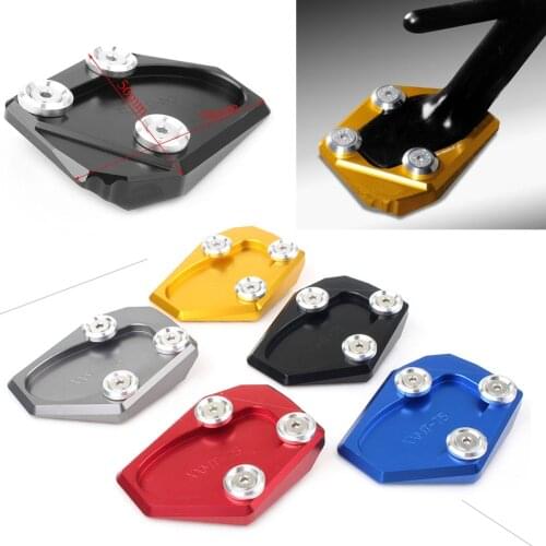 FZ-1 Kickstand Foot Side Stand Extension Pad Support Plate For Yamaha FZ1 2006 2007 2008 2009 2010 2011 2012 2013 2014 2015