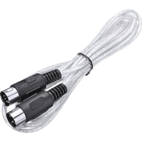 3M MIDI Extension Cable Male To Male 5 Pin Music Editing Cable Electronic Piano Cables Connector