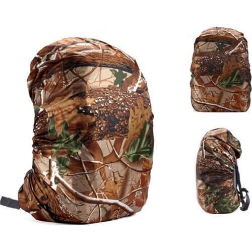 Outdoor Sports Camping Hiking Bag Cover Camouflage Backpack Bag Rain Cover Waterproof Dust Cover School Bag Cover