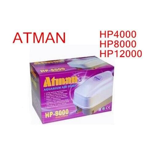 ATMAN HP 4000 HP 8000 HP 12000 High flow ultra silent air pump for aquarium koi pond oxygen pump seafood pool increase air