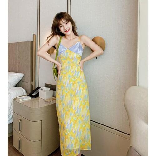 Желтые летние платья YZAHJ China At AliExpress