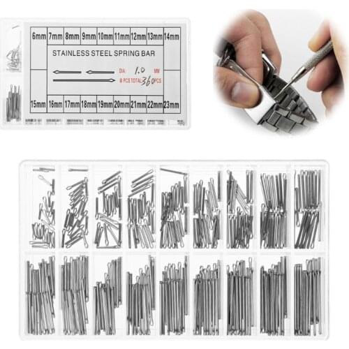 1 Set Watch Pins 1mm Diameter Stainless Steel Repair Tools Watch Strap Accessories Multi Sizes Watchmaker Professional Universal