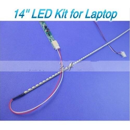 2pcs x Universal Replacement 14 inch LED Backlight Strip Kit Update LCD Panel Screen Laptop to LED 290mm
