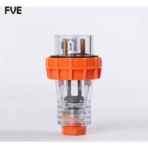 *20A 5pin 3 phase straight male plug and socket IP66 56P520
