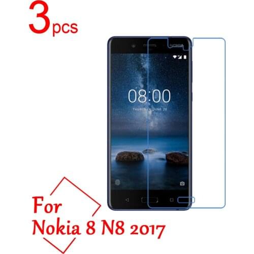 3pcs Clear/Matte/Nano anti-Explosion LCD Screen Protector Cover For Nokia 7 8 N7 N8 2017 (Not Tempered glass) Protective Film