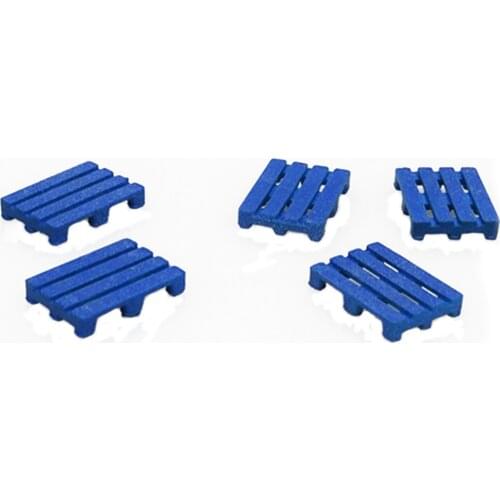 5Pcs 1:87 HO Scale Train Model Loading Board Sand Table Scene Railway Simulation Model