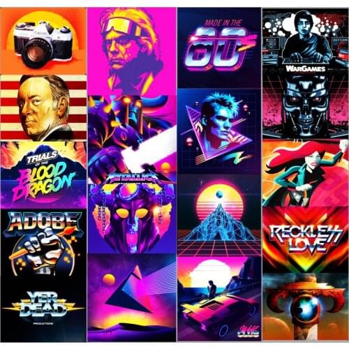 51pcs Non-Repeating Vintage Stickers Aesthetic Old Movie Luggage Laptop Refrigerator Skateboard Scrapbooking Laptop Stickers