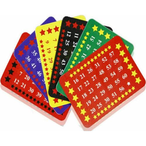 6pcs Card Age Number G-uess Magic Trick Mental Mind Tell Effects Work Maths Toys