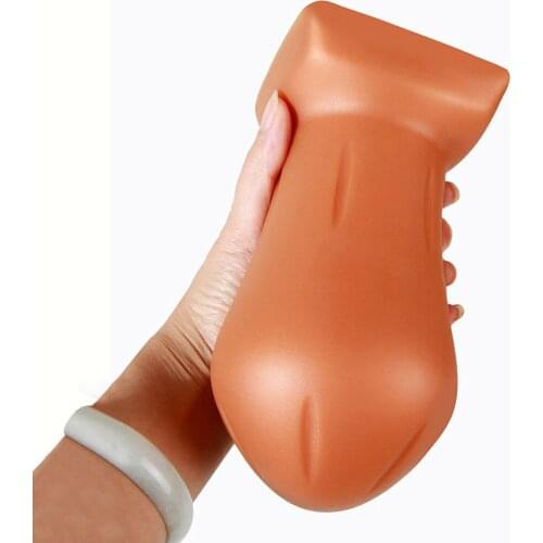 18*9.1cm Huge Anal Plug Adult Button Erotic Soft Silicone Anal Balls Prostate Massager Anal Vaginal Expanders Sex Toys For Women