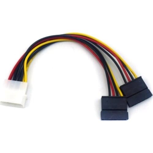 SATA power cable is divided into two serial power cable IDE large four-core D-4P to SATA serial cable
